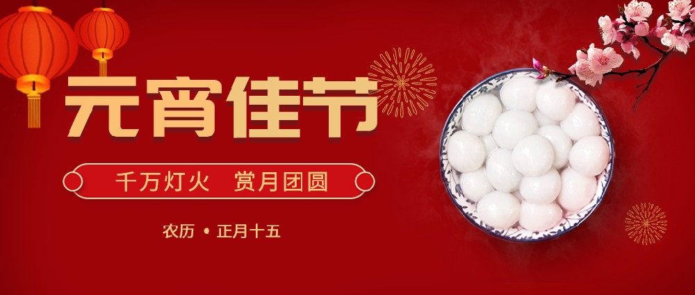 欢度元宵，好运常年!生活乐开怀!